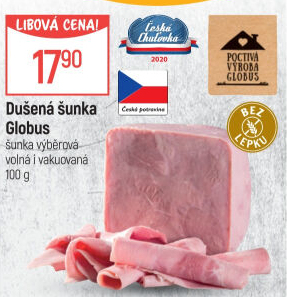 Šunka dušená výběrová Globus