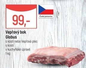 Vepřový bok s kostí Globus