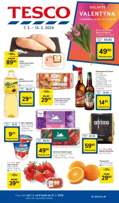 akční leták Tesco 7.2.2024-13.2.2024