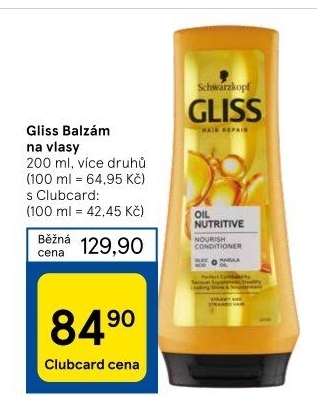 Balzám na vlasy Gliss Schwarzkopf