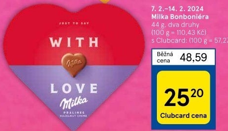 Bonboniéry Milka - Tesco akcniletaky.com