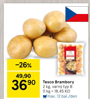 Brambory Tesco
