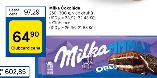 Čokoláda Milka