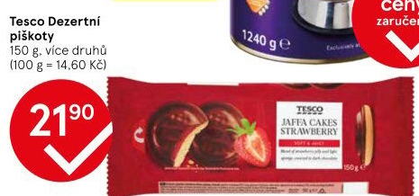 Čokopiškoty Tesco