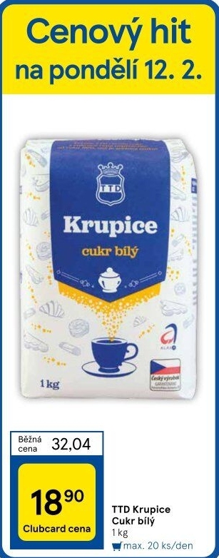 Cukr krupice TTD