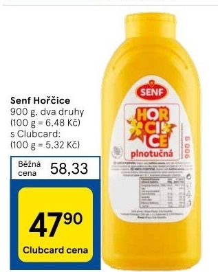 Hořčice Senf