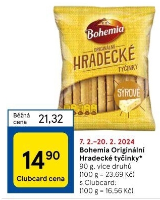 Hradecké tyčinky Bohemia