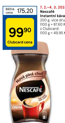 Instantní kávy Nescafé