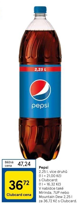 Limonáda Pepsi