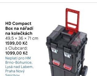 Pojízdný box na nářadí HD Compact