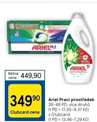 Prací prostředky Ariel