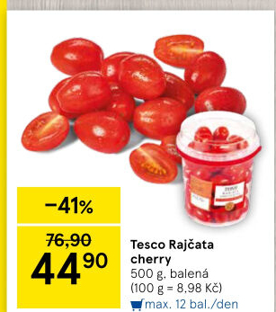 Rajčata cherry Tesco