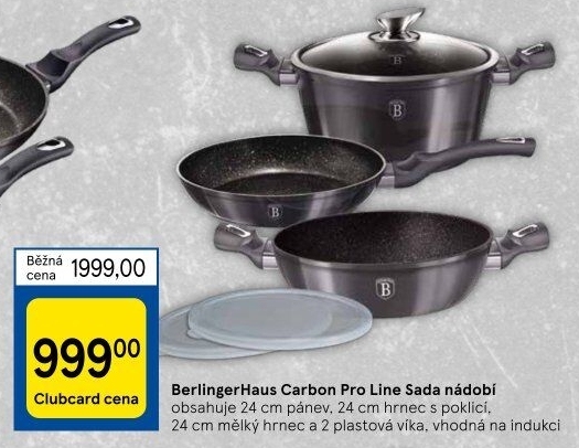 Sada nádobí Carbon Pro Line Berlinger Haus