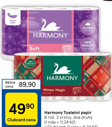 Toaletní papír 3vrstvý Harmony