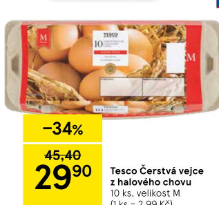 Vejce M Tesco