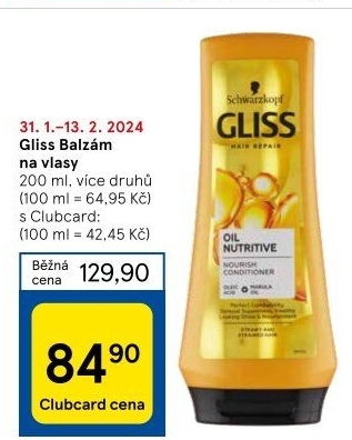 Balzám na vlasy Gliss Schwarzkopf
