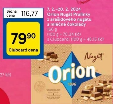 Bonboniéra Nugát Orion