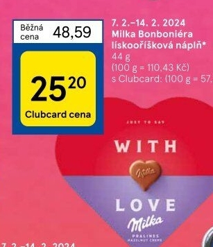 Bonboniéry Milka