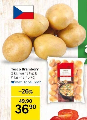 Brambory Tesco