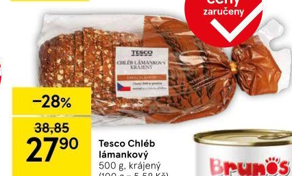 Chléb lámankový Tesco