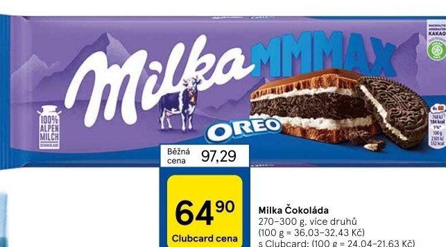Čokoláda Milka