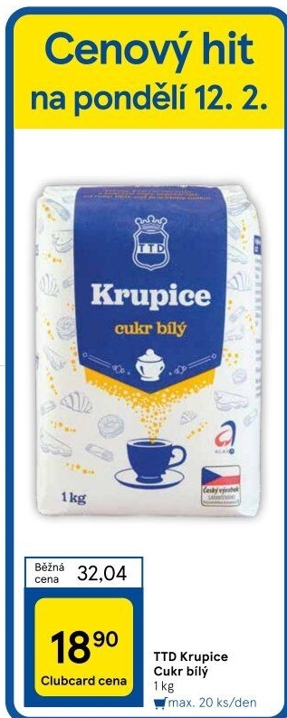 Cukr krupice TTD