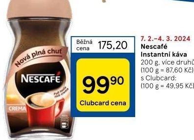 Instantní kávy Nescafé
