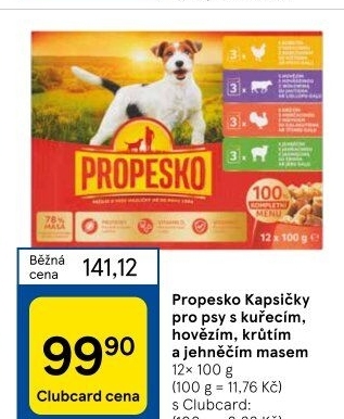 Kapsičky pro psy Propesko