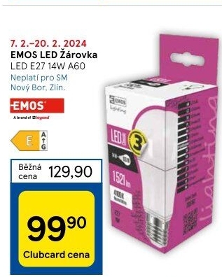 LED žárovka Emos