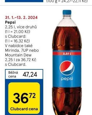 Limonáda Pepsi