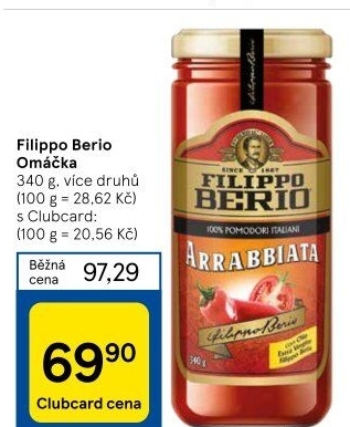 Omáčky Filippo Berio