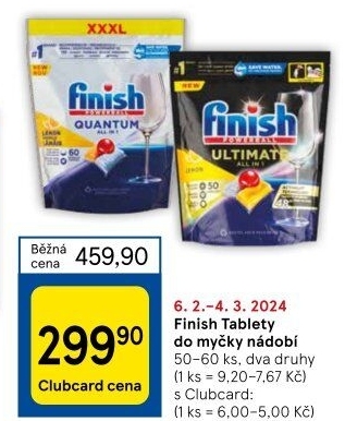 Tablety do myčky Finish
