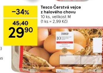 Vejce M Tesco