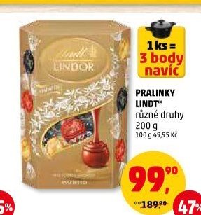 Bonboniéra Pralinky Lindor Lindt