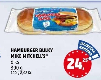 Bulka na hamburger Mike Mitchell'