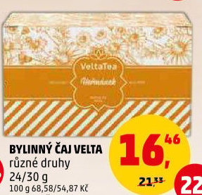 Čaj bylinný Velta Tea
