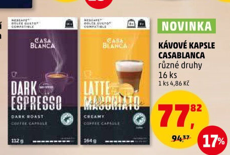 Kapsle Dolce Gusto Casablanca