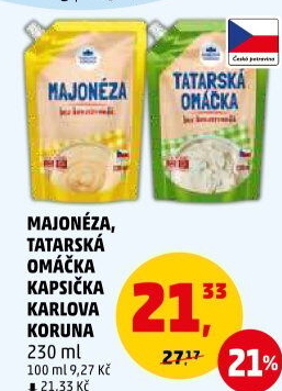 Majonéza Karlova Koruna