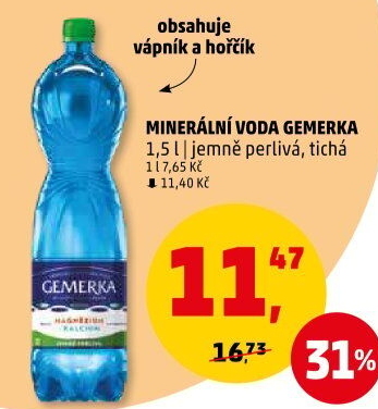 Minerální voda Gemerka