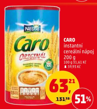 Nápoj instantní obilninový Caro Nestlé