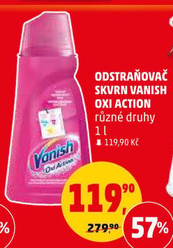 Odstraňovač skvrn gelový Vanish Oxi Action