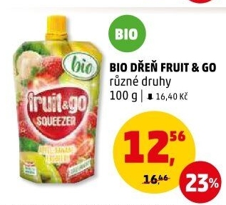 Ovocná dřeň bio fruit&amp