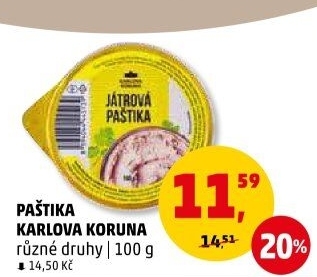 Paštika Karlova Koruna