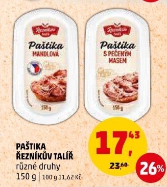 Paštika Řezníkův talíř
