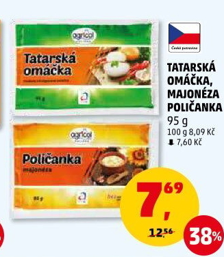 Tatarská omáčka Agricol