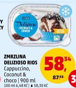 Zmrzlina ve vaničce Delizioso Rios
