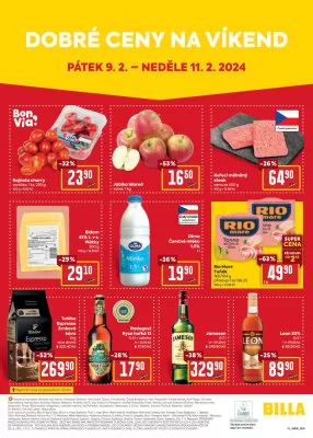 akční leták BILLA 7.2.2024-13.2.2024