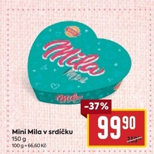 Bonboniéra srdce mini oplatky Mila Sedita