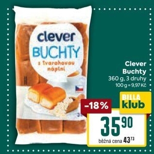Buchty s náplní Clever