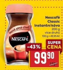 Instantní káva Nescafé Classic
